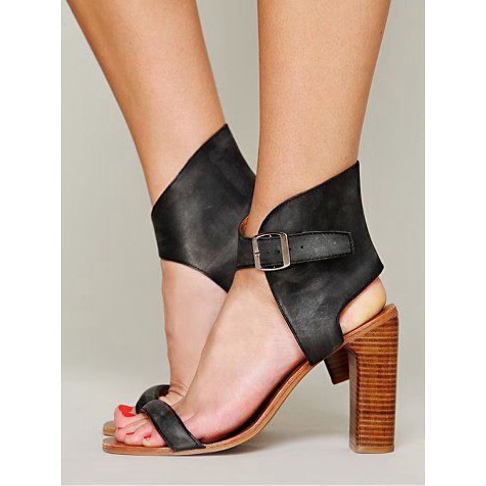 Jeffrey Campbell for Free People Magic Heel Leather Heeled Sandals